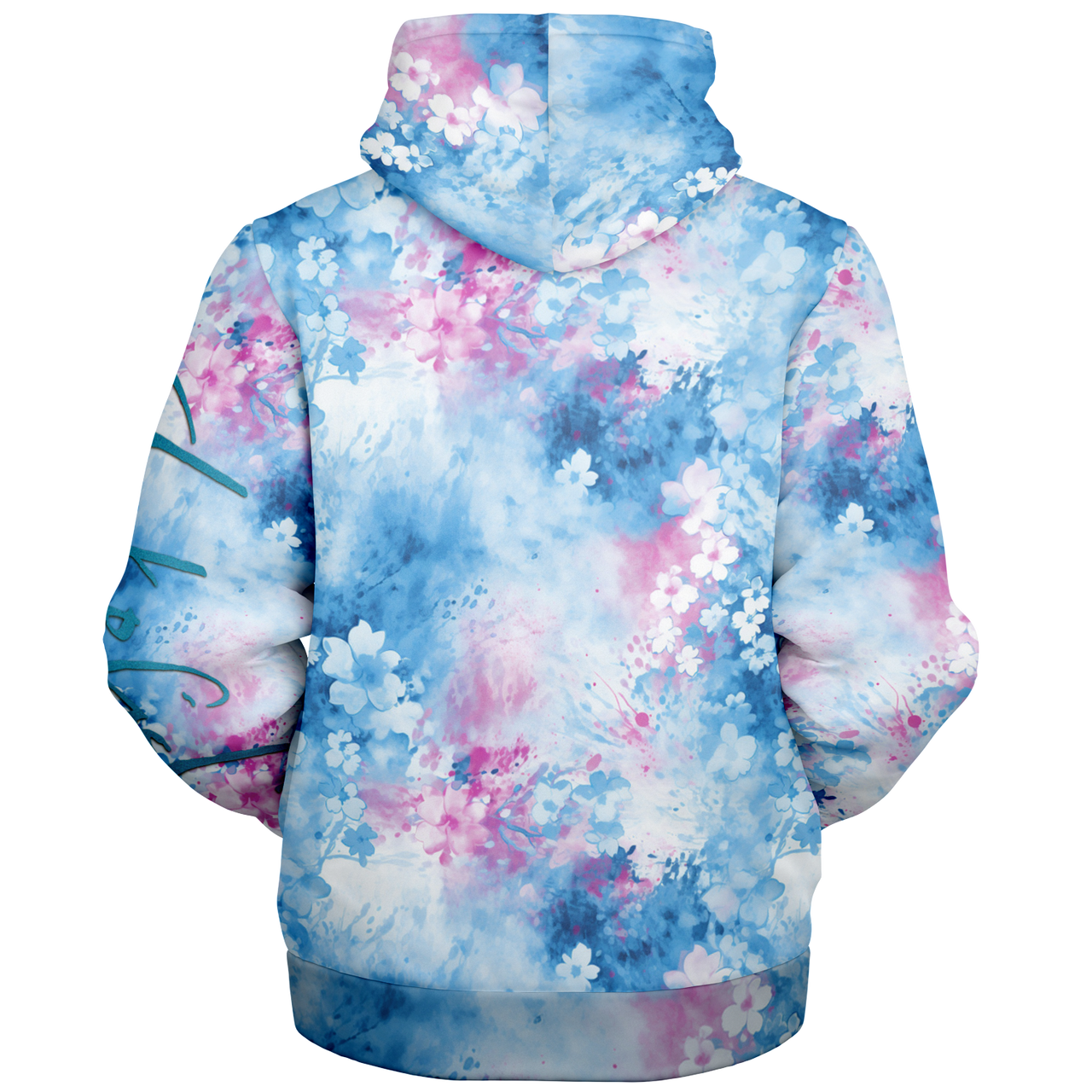 Chokefish™ Microfleece Zip-Up Hoodie Acid-Wash Colors-008