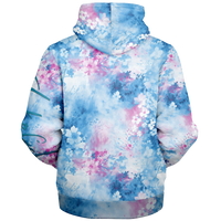 Chokefish™ Microfleece Zip-Up Hoodie Acid-Wash Colors-008