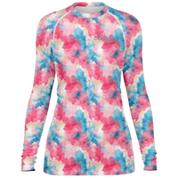 Chokefish™ Long Sleeve Rashguard Acid-Wash Woman's Shirt-001