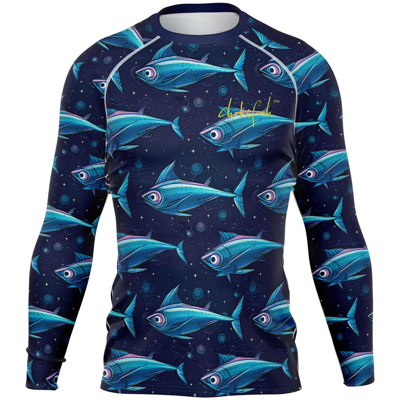 Chokefish™ Long Sleeve Rashguard Marine Men's Shirt-004