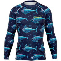 Chokefish™ Long Sleeve Rashguard Marine Men's Shirt-004