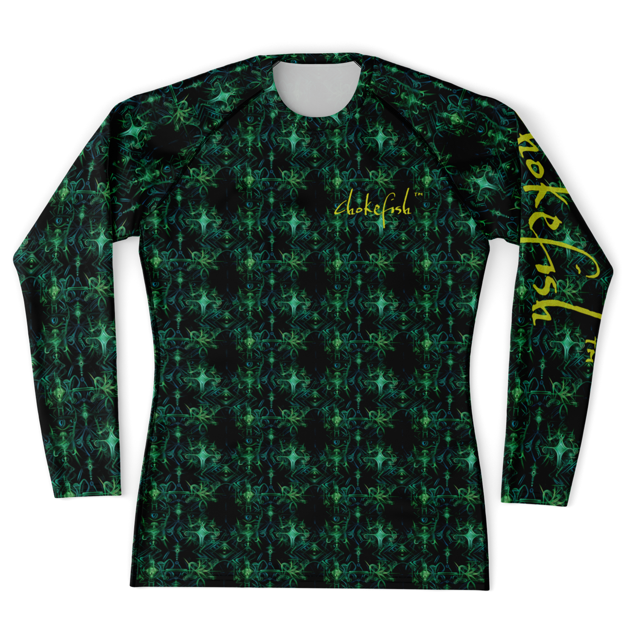 Chokefish™ Long Sleeve Rashguard Cannabis Men's Shirt-012-Special Edition