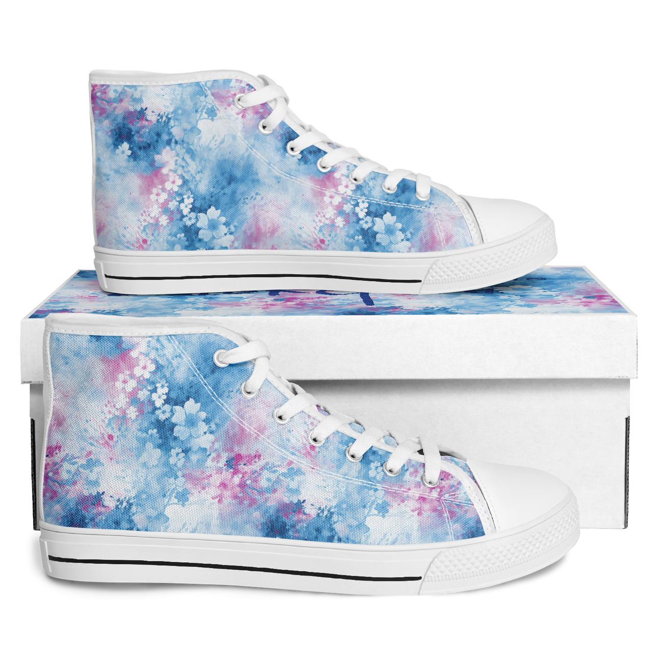 Chokefish™ Urban Peak Retro High Tops-Acid-Wash-006