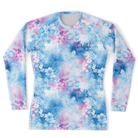 Chokefish™ Long Sleeve Rashguard Acid-Wash Men's Shirt-006