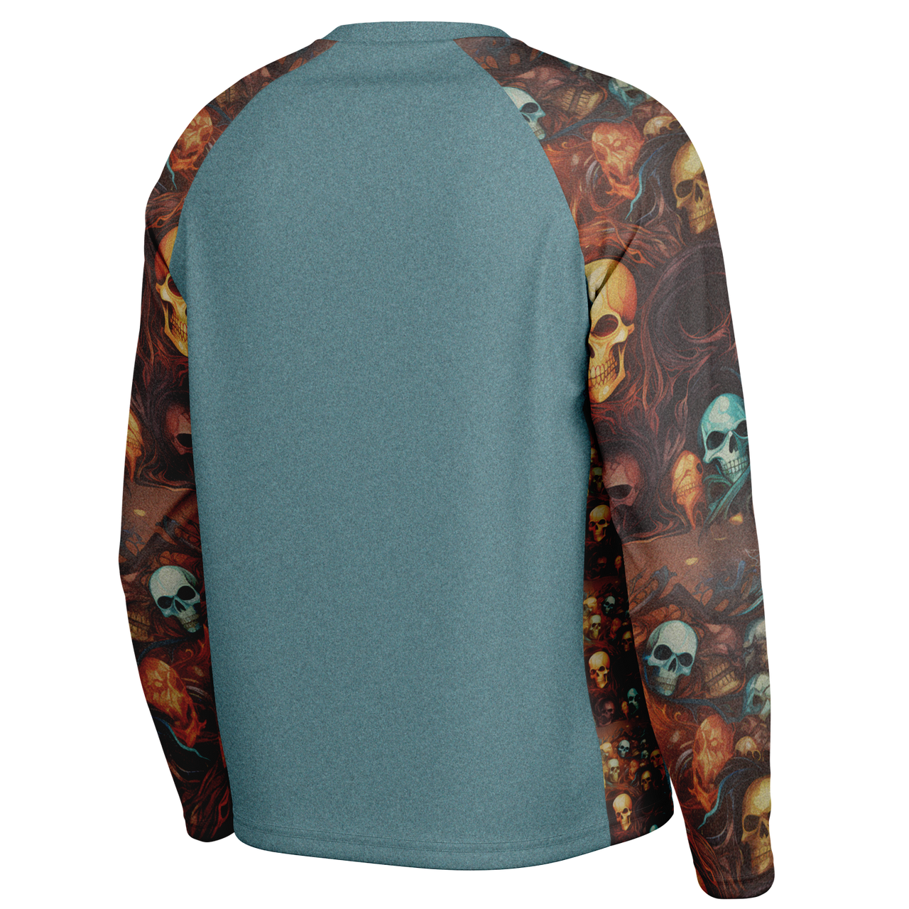 Chokefish™ Long Sleeve Every Day All Weather Skulls Shirt Men's-003