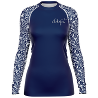 Chokefish™ Long Sleeve Rashguard Maori Woman's Shirt-003