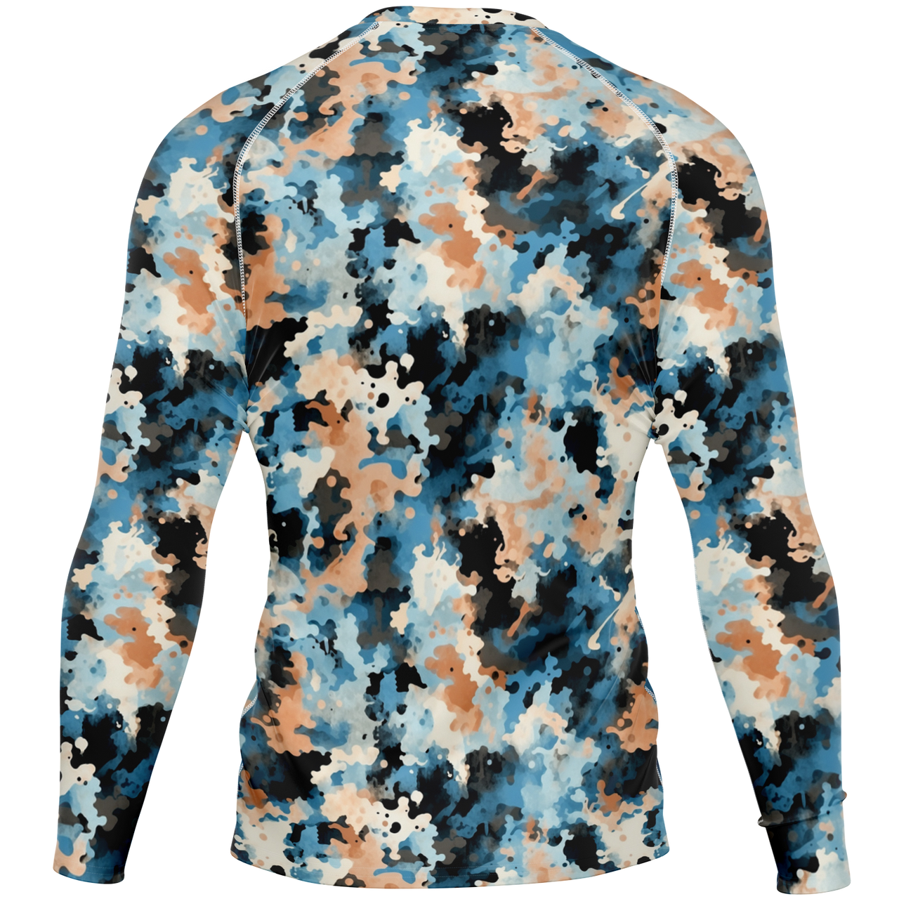 Chokefish™ Long Sleeve Rashguard Acid-Wash Men's Shirt-015