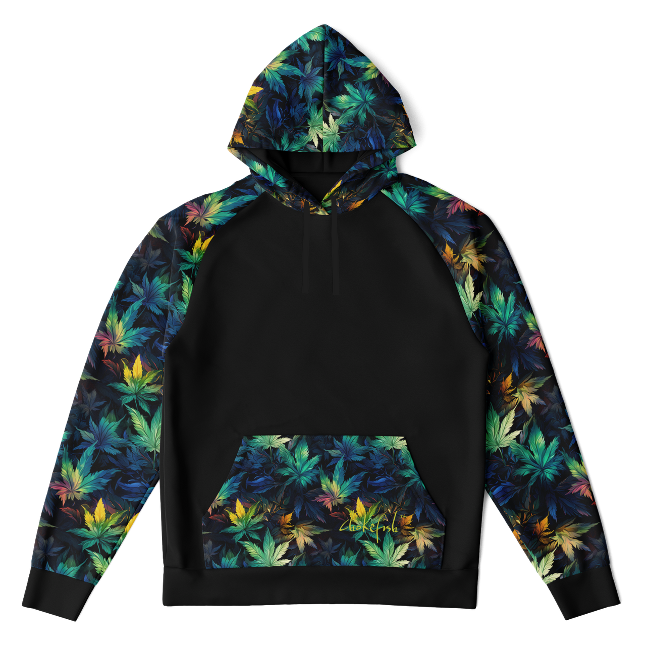 Chokefish™ Cannabis Raglan Remix-024B