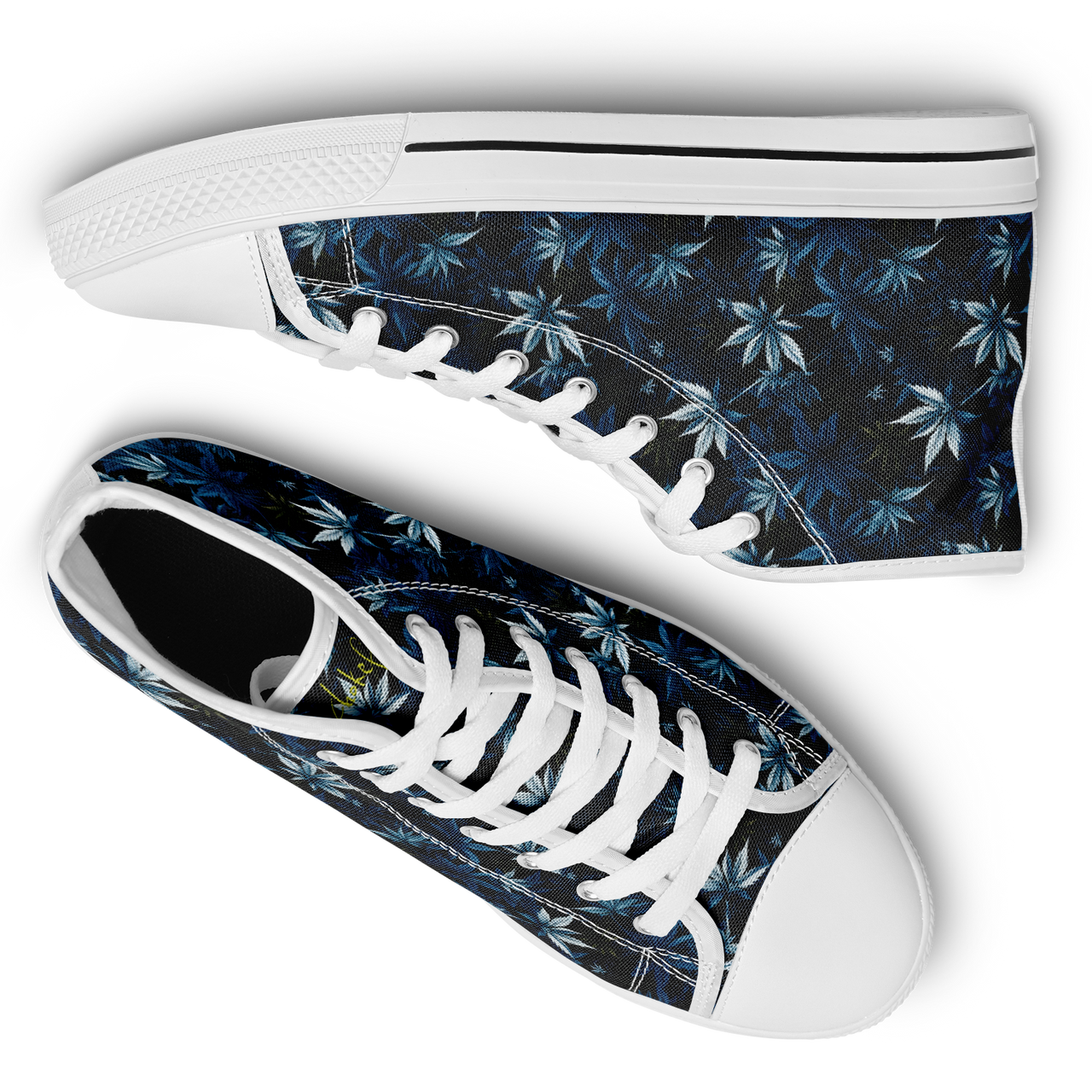 Chokefish™ Urban Peak Retro High Tops-Cannabis-008