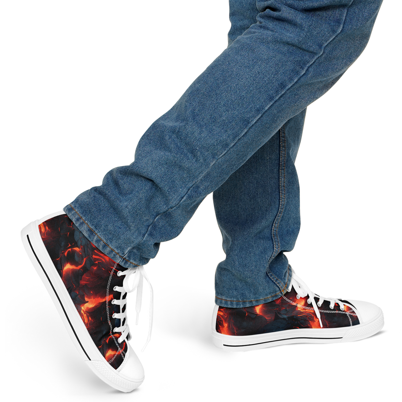 Chokefish™ Urban Peak Retro High Tops-Volcano-002