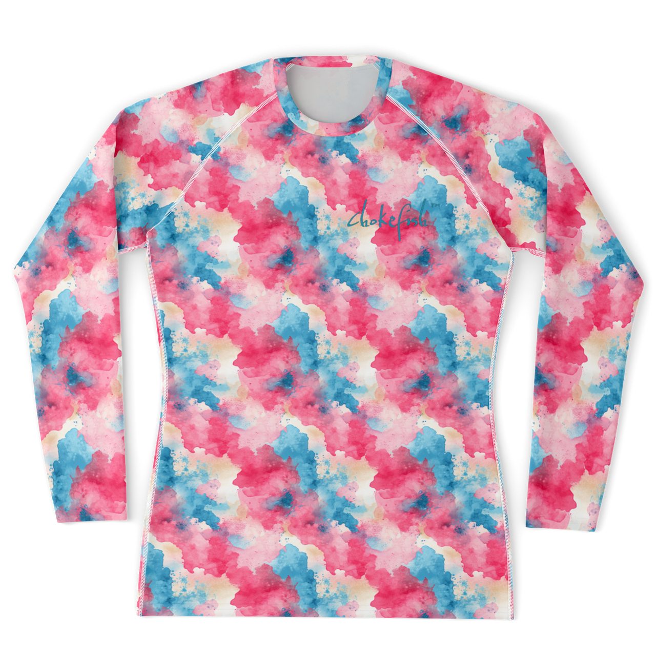 Chokefish™ Long Sleeve Rashguard Acid-Wash Men's Shirt-001