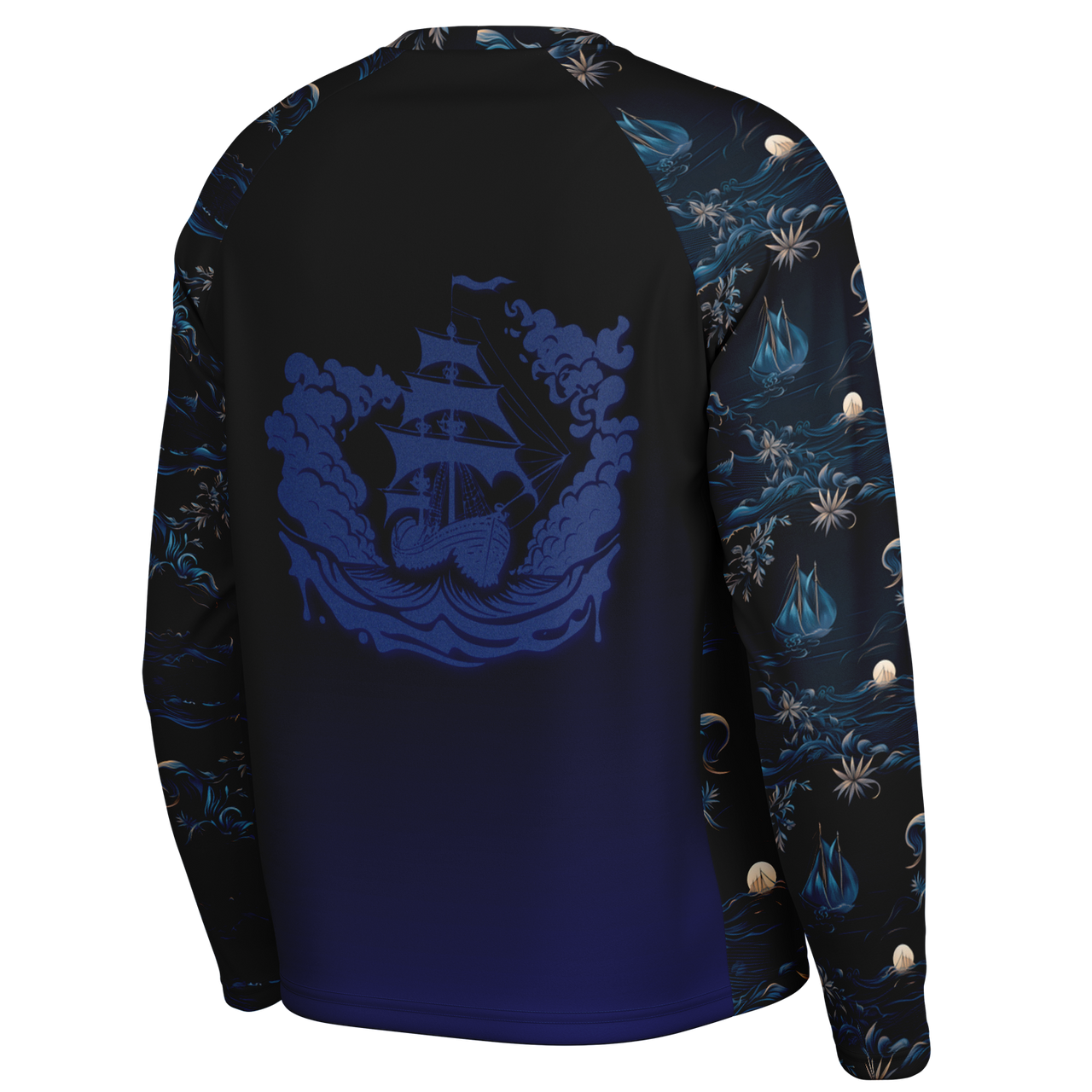 Chokefish™ Long Sleeve Every Day All Weather Trees&Boats Shirt Men's-017-Special-Edition