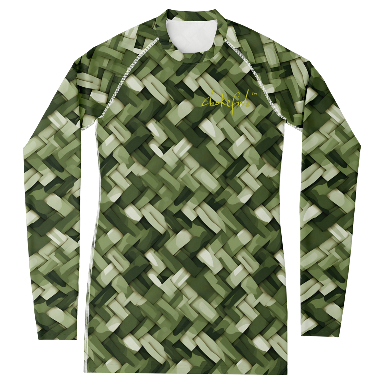 Chokefish™ Long Sleeve Rashguard Textures Woman's Shirt-003