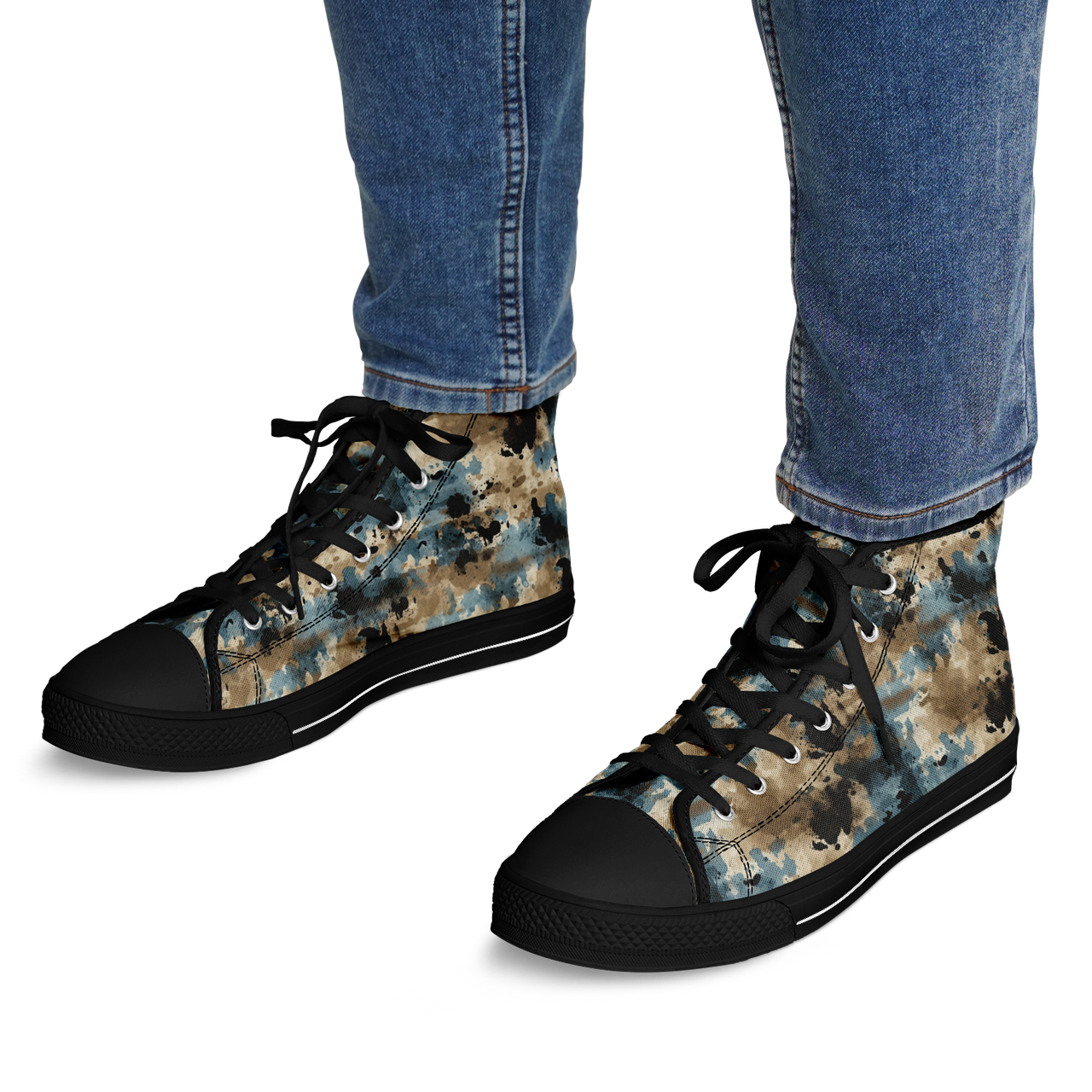 Chokefish™ Urban Peak Retro High Tops-Acid-Wash-012-2