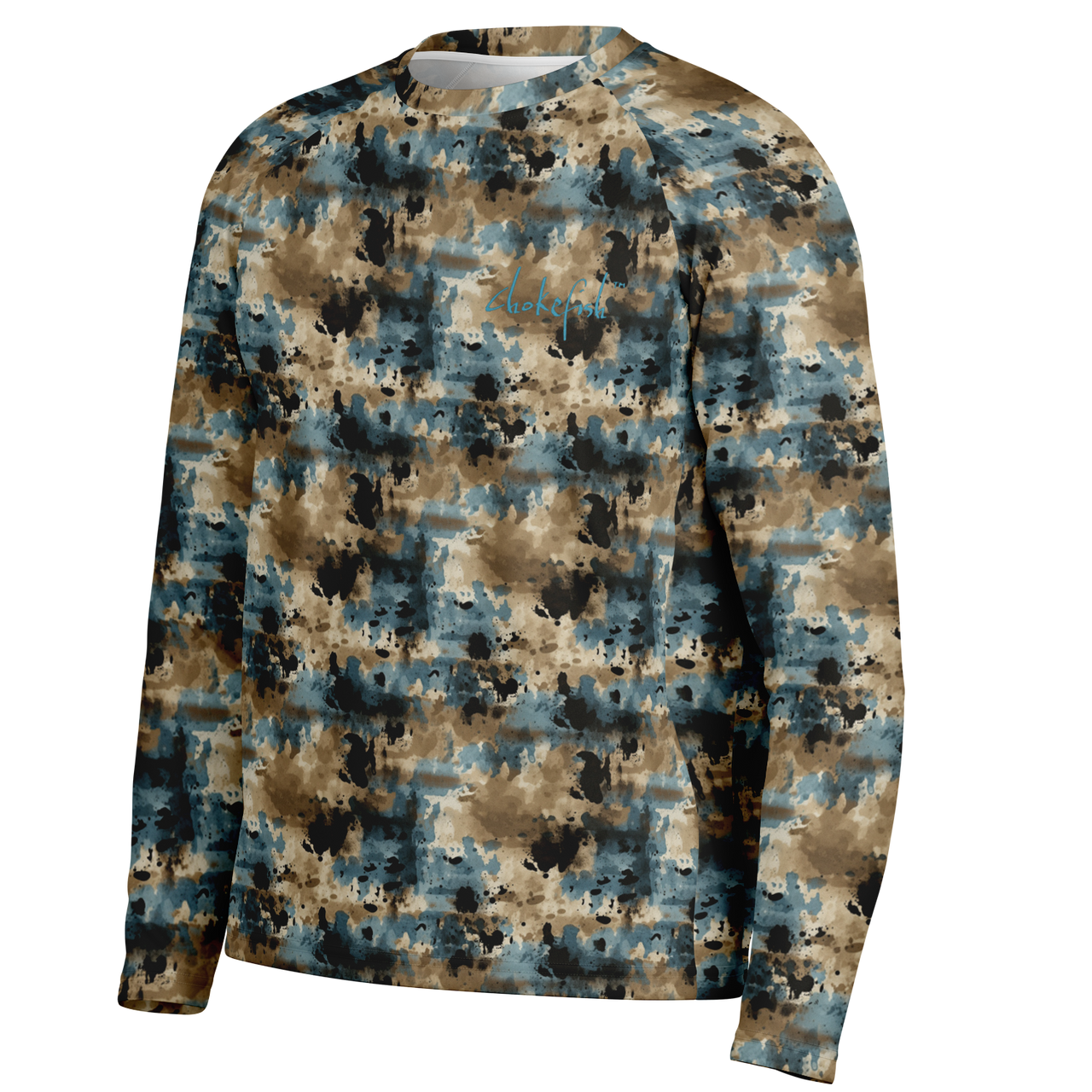 Chokefish™ Long Sleeve Every Day All Weather Acid-Wash Shirt Men's-012