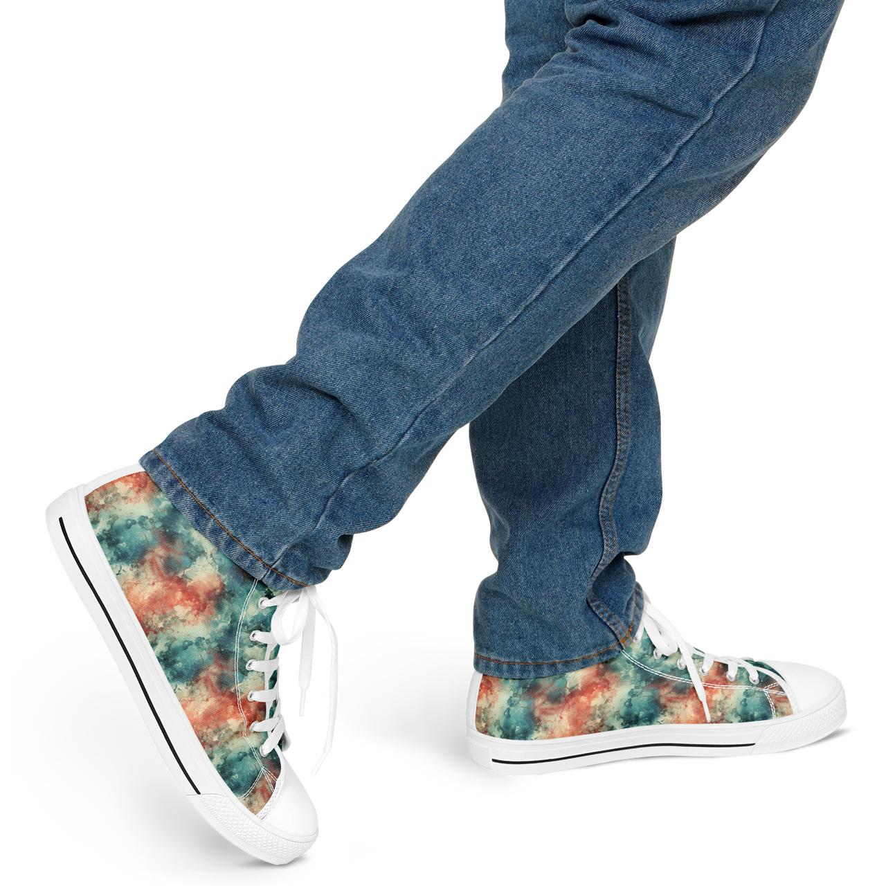 Chokefish™ Urban Peak Retro High Tops-Acid-Wash-004