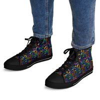 Chokefish™ Urban Peak Retro High Tops-Cannabis-011-2