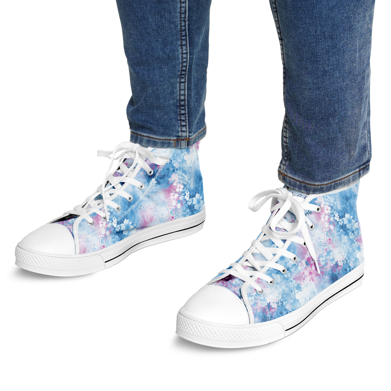 Chokefish™ Urban Peak Retro High Tops-Acid-Wash-006