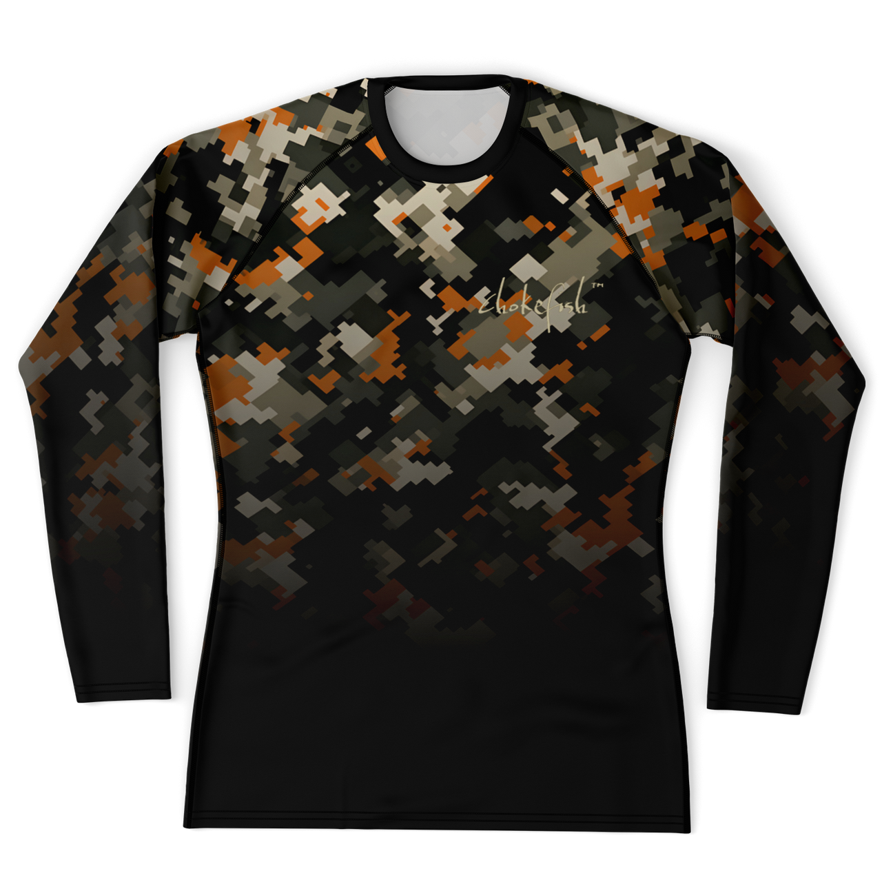 Chokefish™ Long Sleeve Rashguard Camouflage Men's Shirt-016