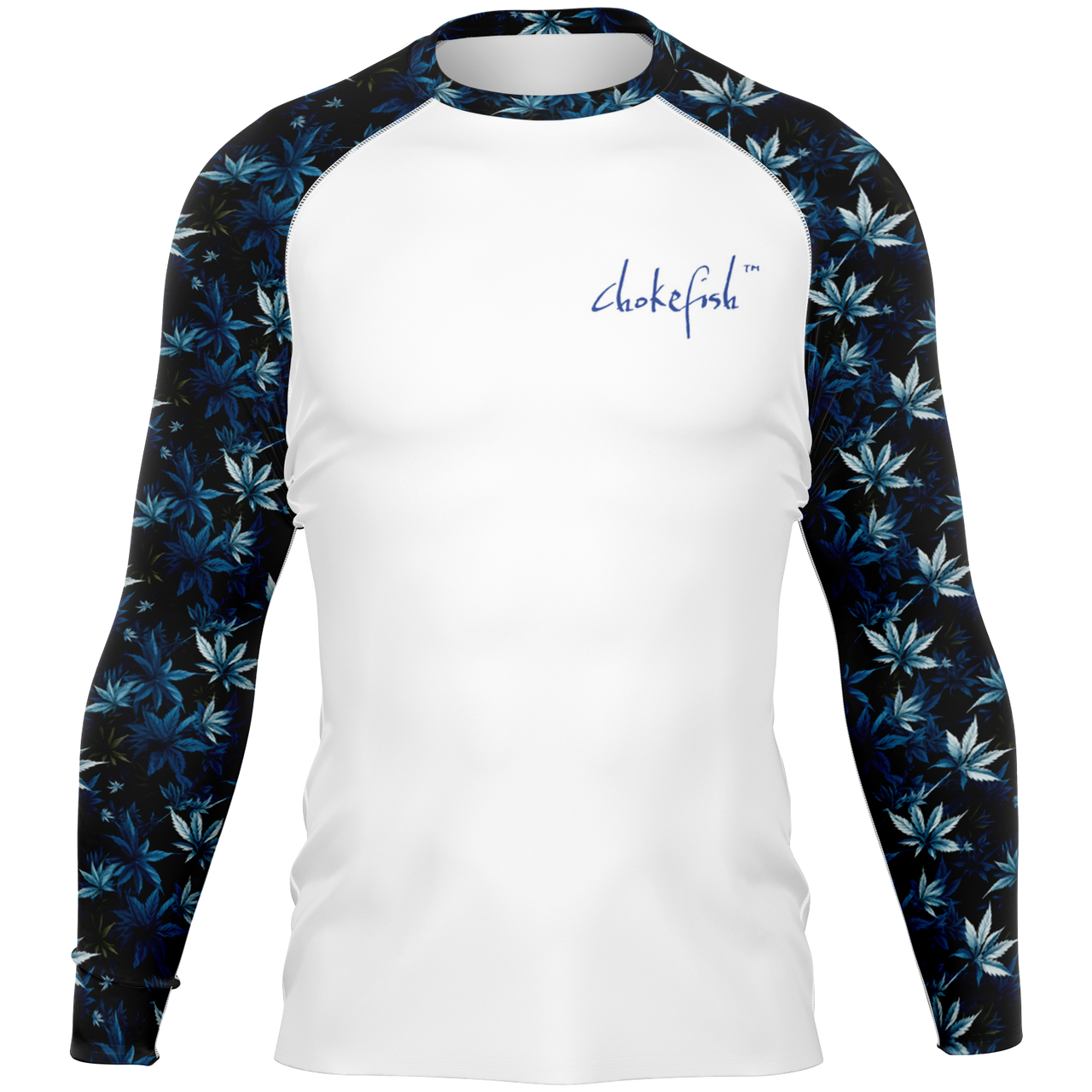 Chokefish™ Long Sleeve Rashguard Cannabis Men's Shirt-005
