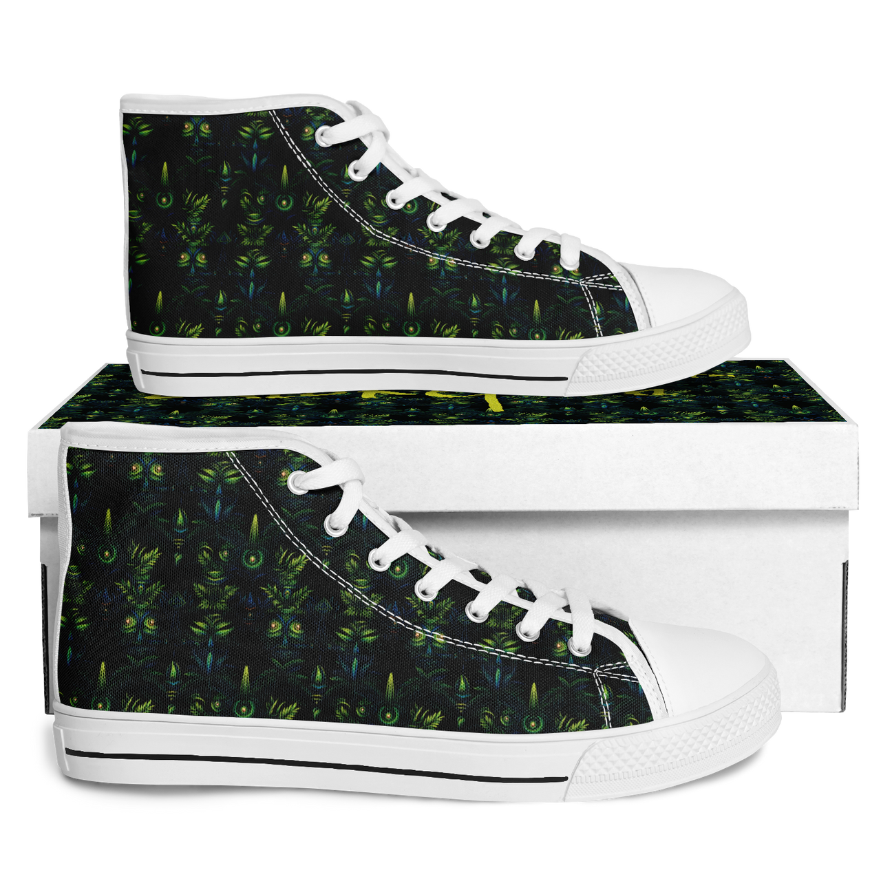 Chokefish™ Urban Peak Retro High Tops-Totems-002