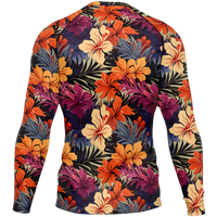 Chokefish™ Long Sleeve Rashguard Floral Men's Shirt-007