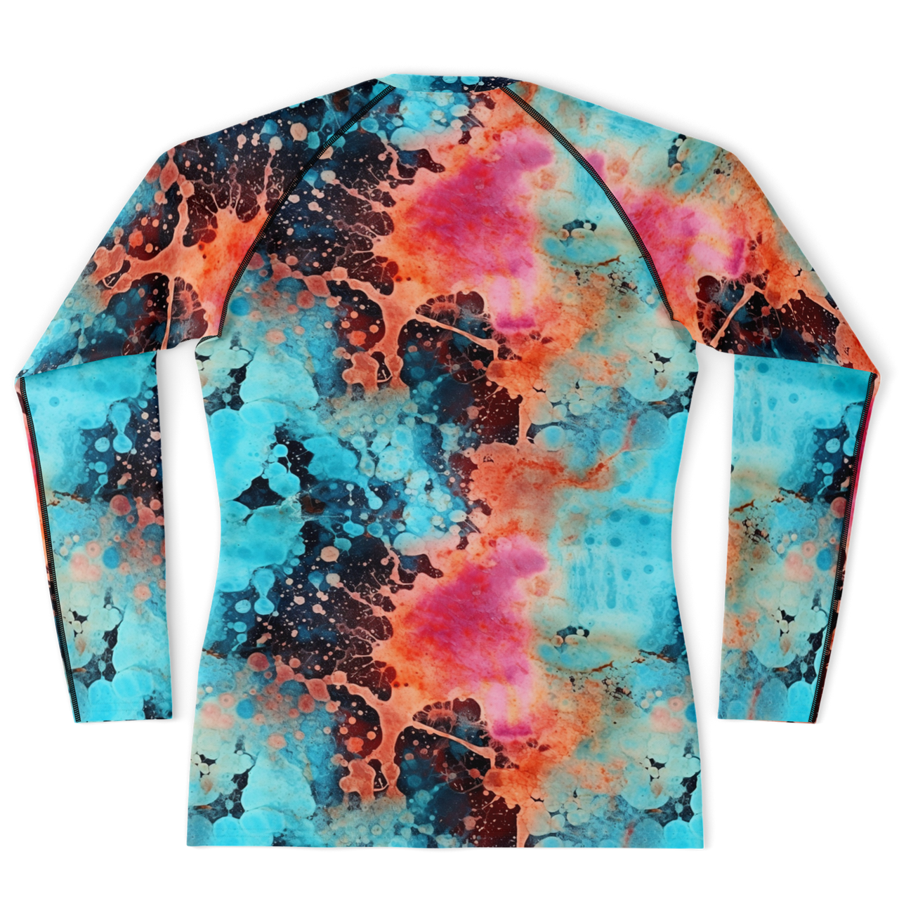 Chokefish™ Long Sleeve Rashguard Acid-Wash Men's Shirt-005