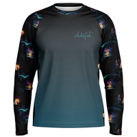 Chokefish™ Long Sleeve Every Day All Weather Trees&Boats Shirt Men's-020-1