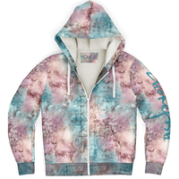 Chokefish™ Microfleece Zip-Up Hoodie Acid-Wash Colors-005