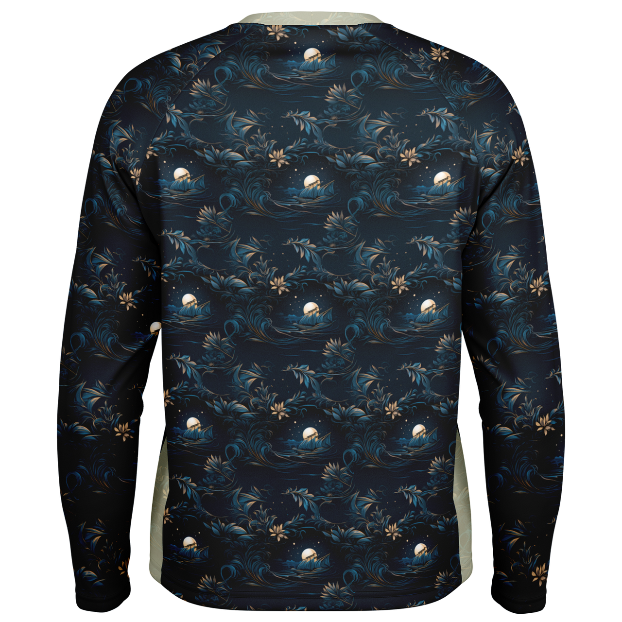 Chokefish™ Long Sleeve Every Day All Weather Trees&Boats Shirt Men's-021