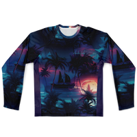 Chokefish™ Long Sleeve Every Day All Weather Trees&Boats Shirt Men's-012