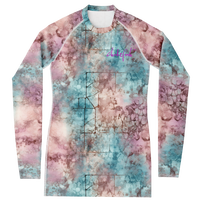 Chokefish™ Long Sleeve Rashguard Acid-Wash Woman's Shirt-003