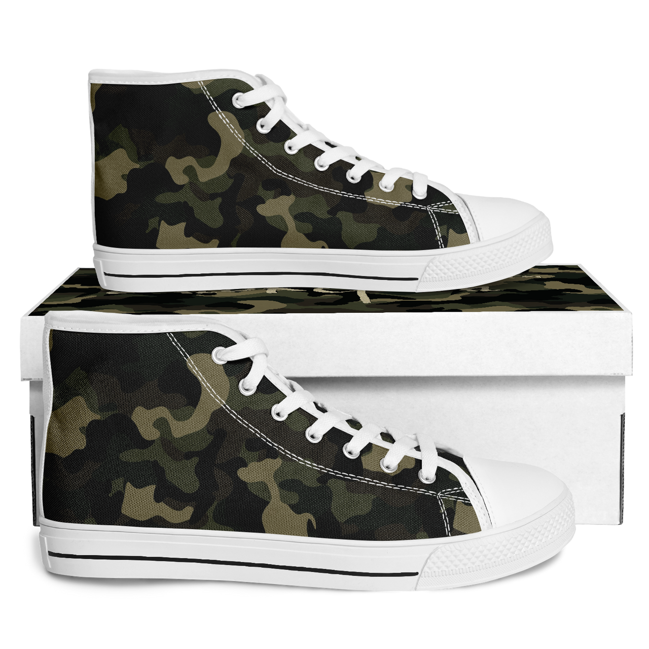 Chokefish™ Urban Peak Retro High Tops-Camouflage-002
