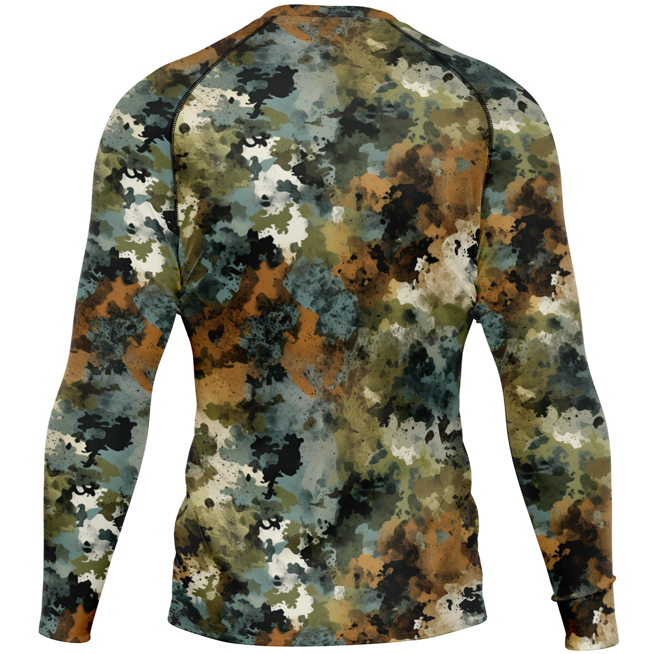 Chokefish™ Long Sleeve Rashguard Acid-Wash Men's Shirt-014