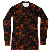 Chokefish™ Long Sleeve Rashguard Camouflage Woman's Shirt-017
