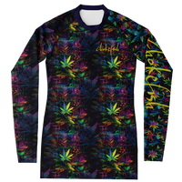 Chokefish™ Long Sleeve Rashguard Cannabis Woman's Shirt-009-Special Edition