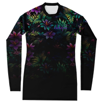 Chokefish™ Long Sleeve Rashguard Floral Woman's Shirt-003