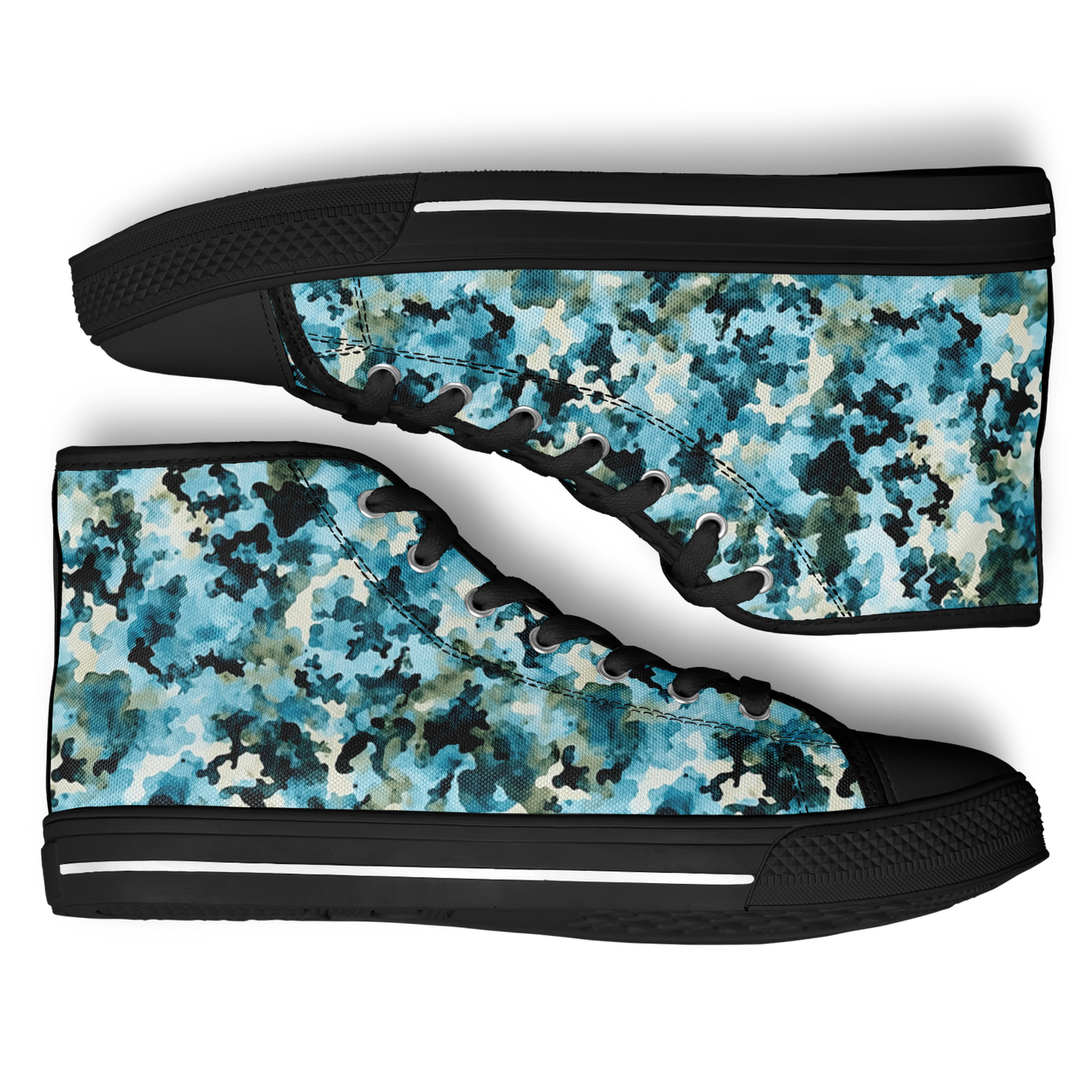 Chokefish™ Urban Peak Retro High Tops-Acid-Wash-013-2