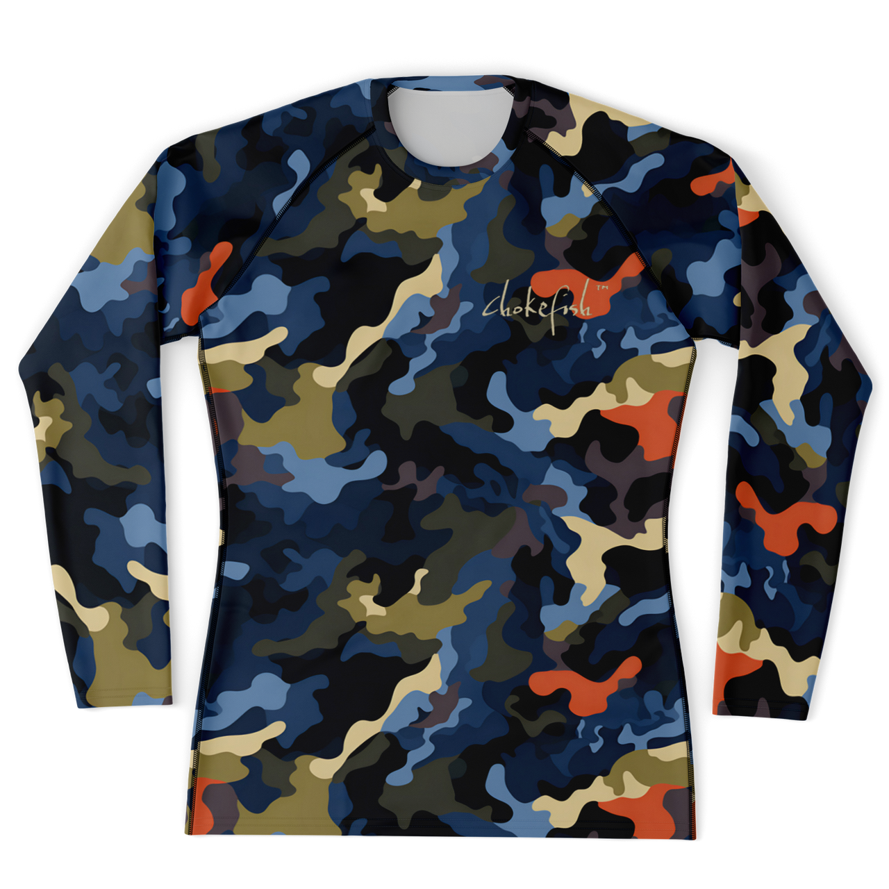 Chokefish™ Long Sleeve Rashguard Camouflage Men's Shirt-012