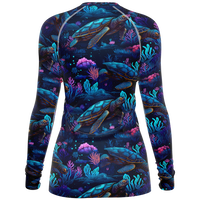 Chokefish™ Long Sleeve Rashguard Marine Woman's Shirt-005