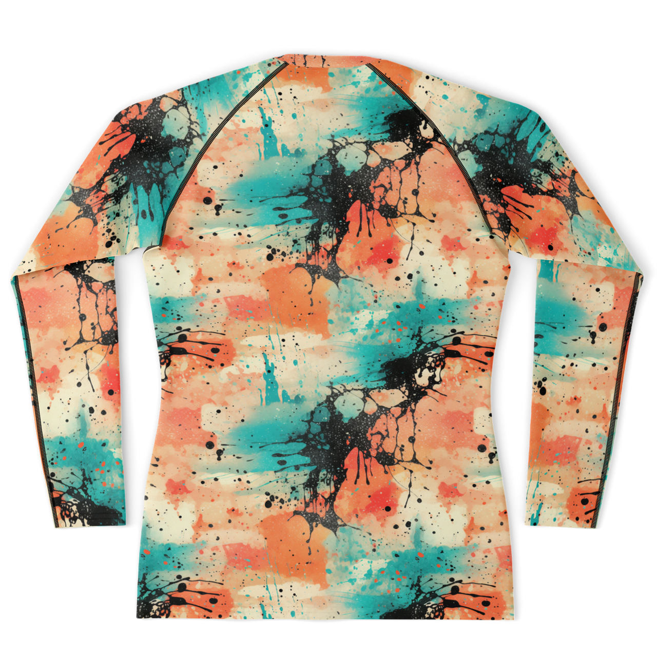 Chokefish™ Long Sleeve Rashguard Acid-Wash Men's Shirt-002