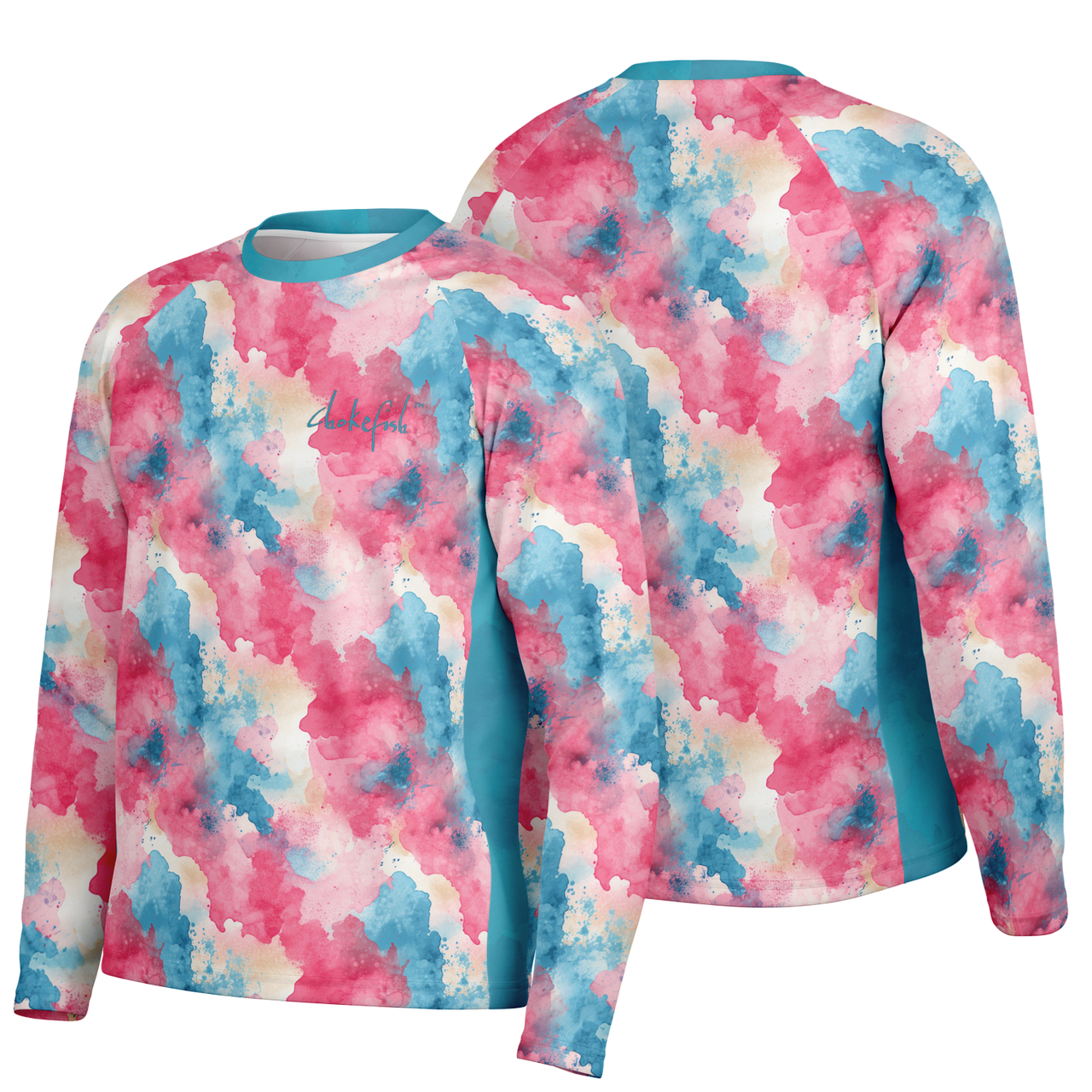 Chokefish™ Long Sleeve Every Day All Weather Acid-Wash Shirt Men's-001
