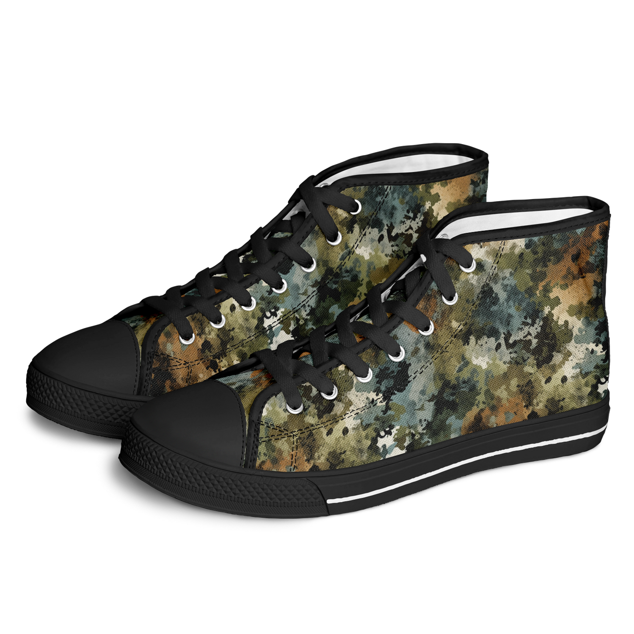 Chokefish™ Urban Peak Retro High Tops-Acid-Wash-014-2
