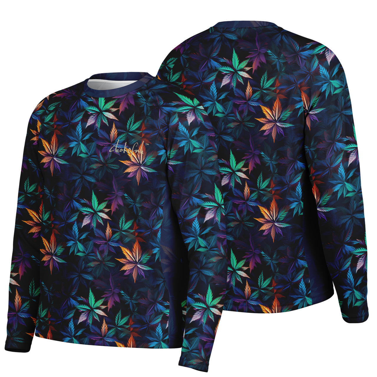 Chokefish™ Long Sleeve Every Day All Weather Cannabis Shirt Men's-018