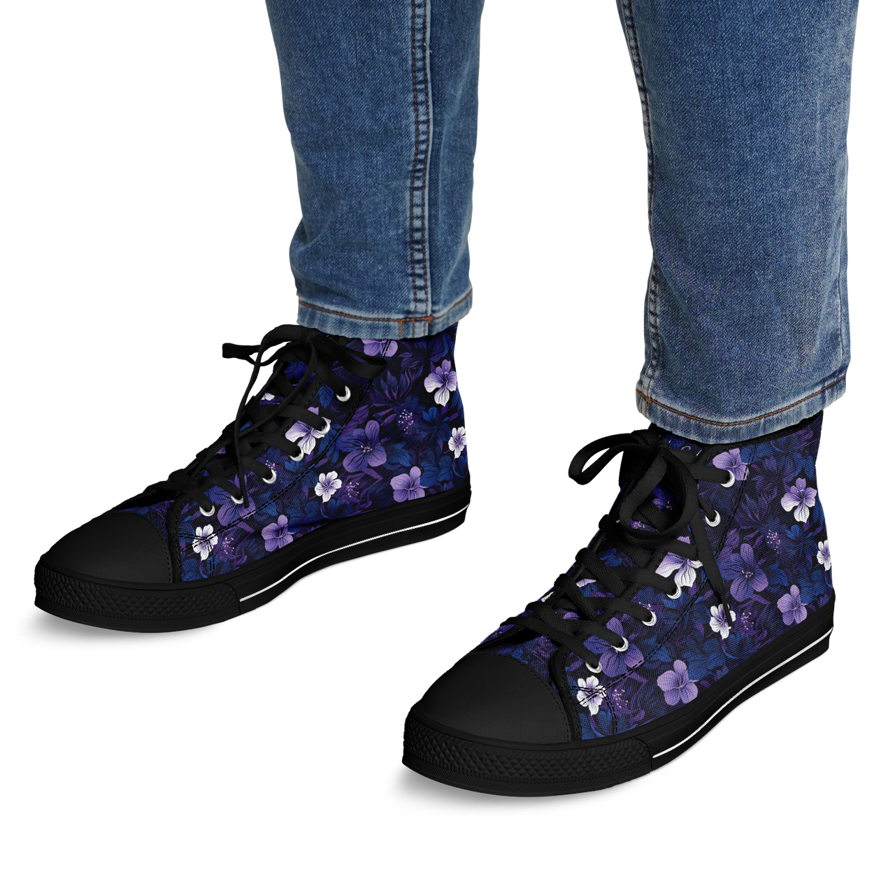 Chokefish™ Urban Peak Retro High Tops-Floral-004-2