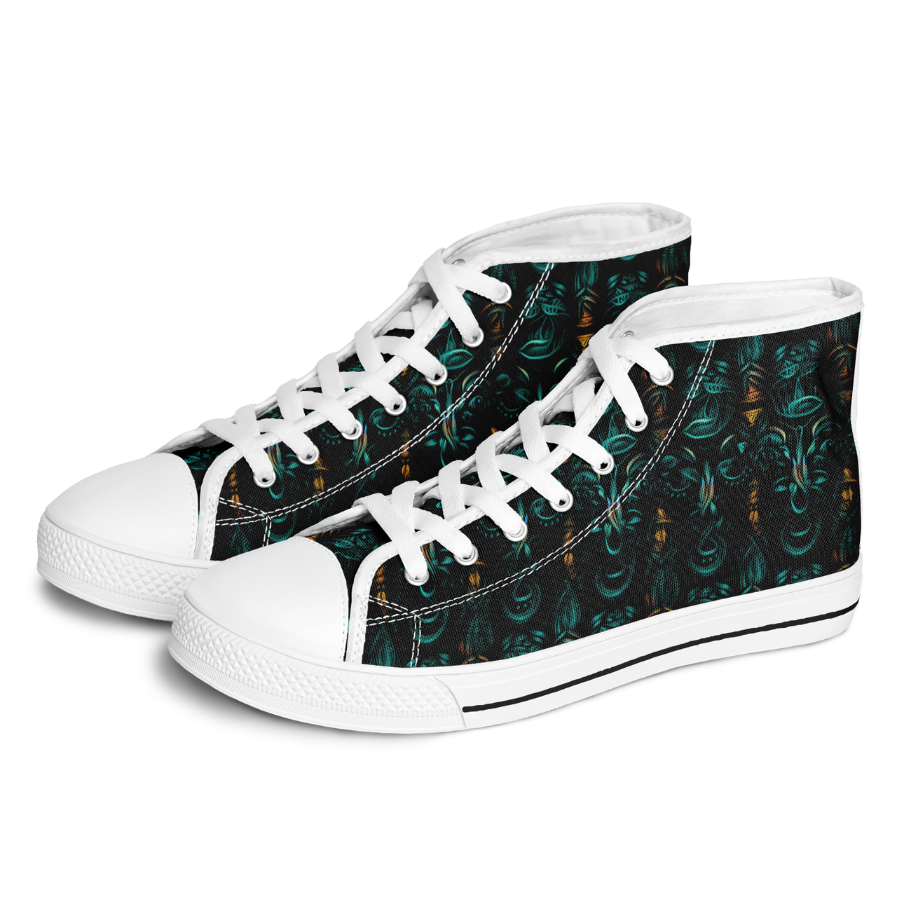 Chokefish™ Urban Peak Retro High Tops-Totems-001