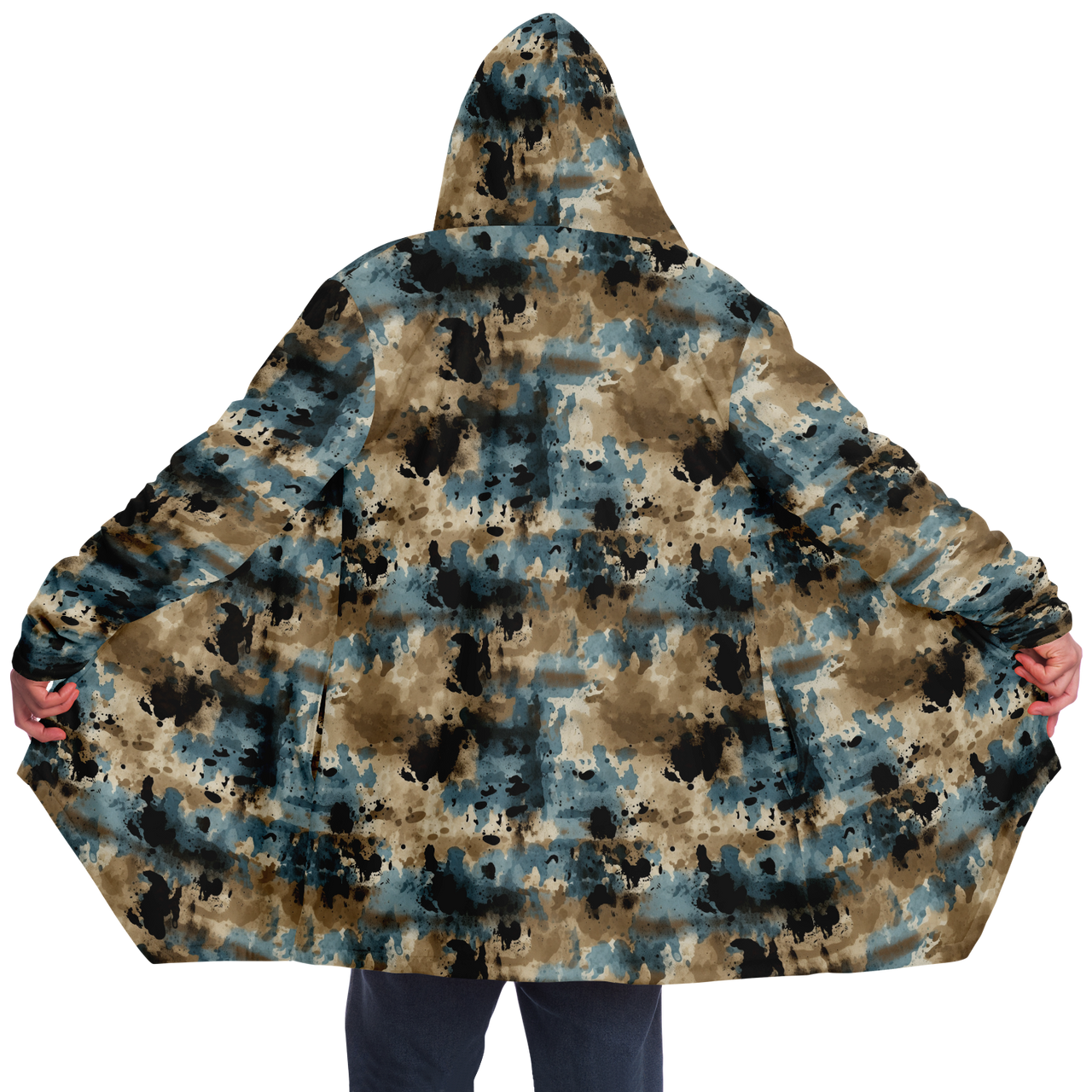 Chokefish™ Acid-Wash Cloaks Unisex-011B