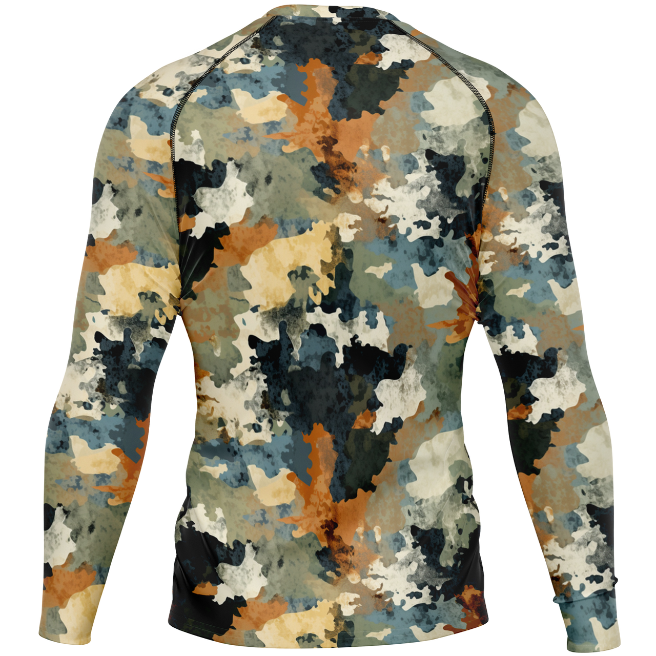 Chokefish™ Long Sleeve Rashguard Acid-Wash Men's Shirt-011