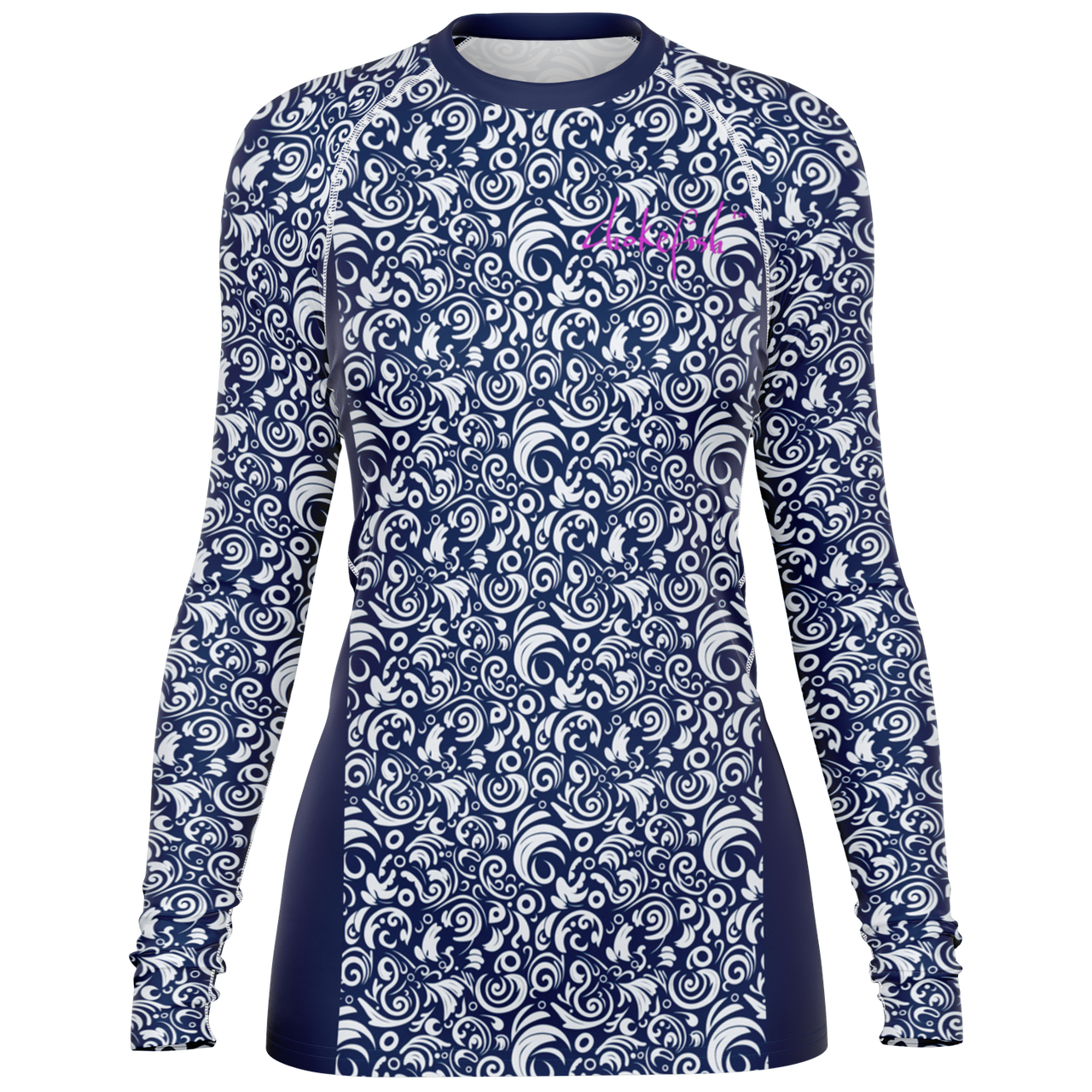 Chokefish™ Long Sleeve Rashguard Maori Woman's Shirt-011