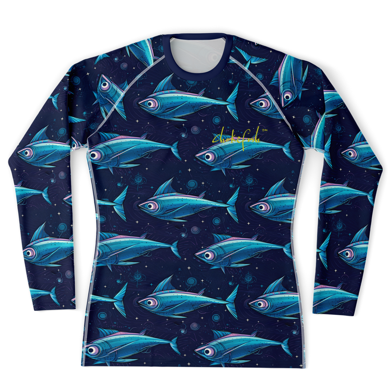 Chokefish™ Long Sleeve Rashguard Marine Men's Shirt-004
